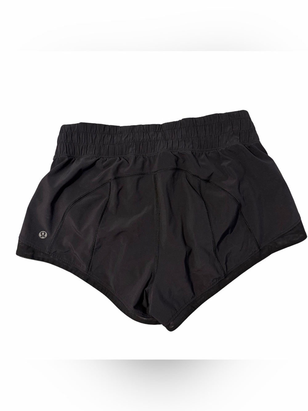 Lululemon Black Running Shorts with Built-In Liner - Picture 2 of 3